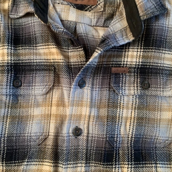Orvis Mens Heavy Duty Button Up Cotton Flannel Size XL - Picture 5 of 8